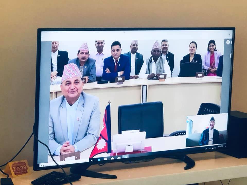 Cabinet Meeting Held Through Video Conferencing For First Time In